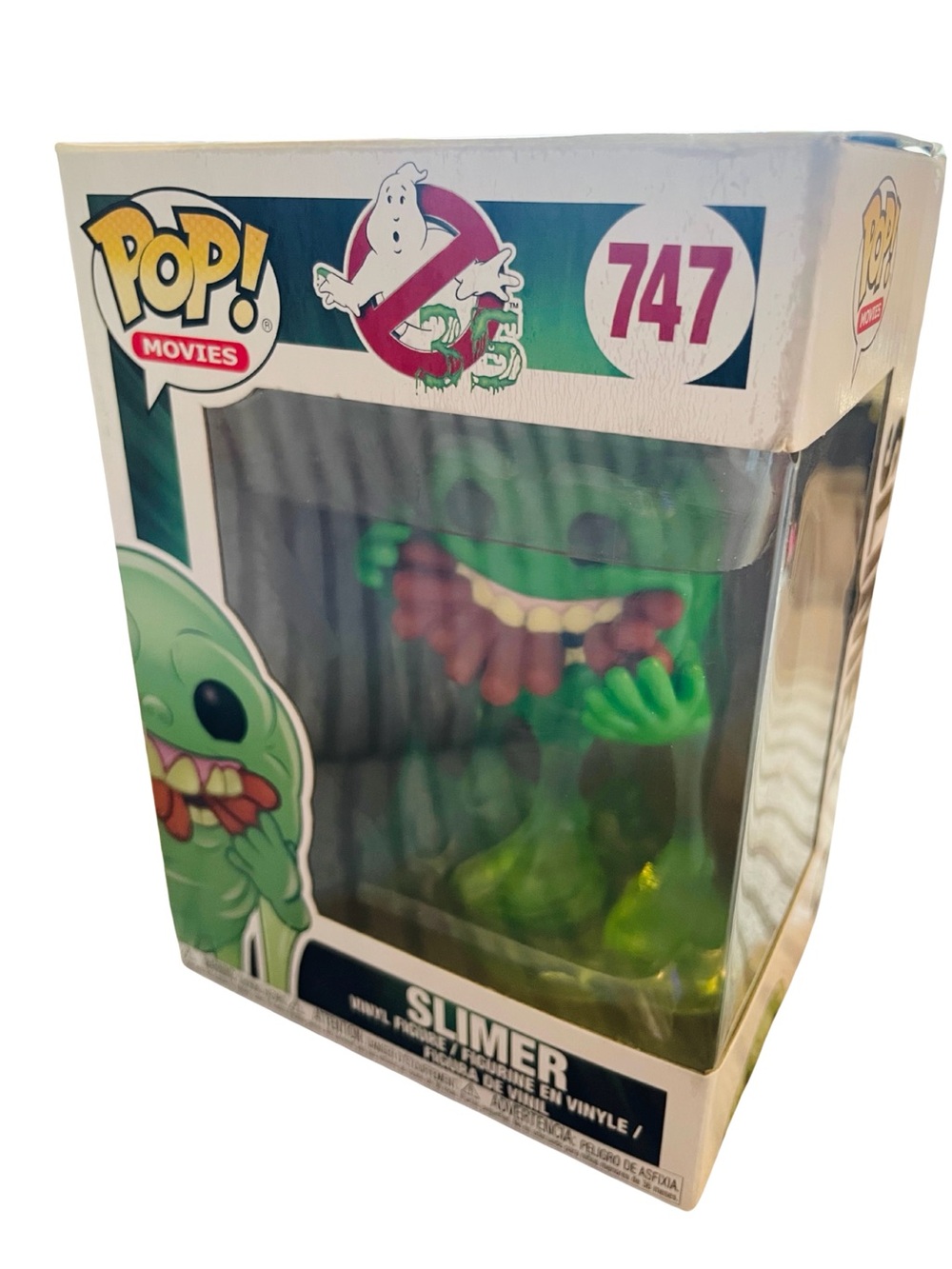Slimer Translucent Green Vinyl Figure #747 Ghostbusters Pop! Movies
